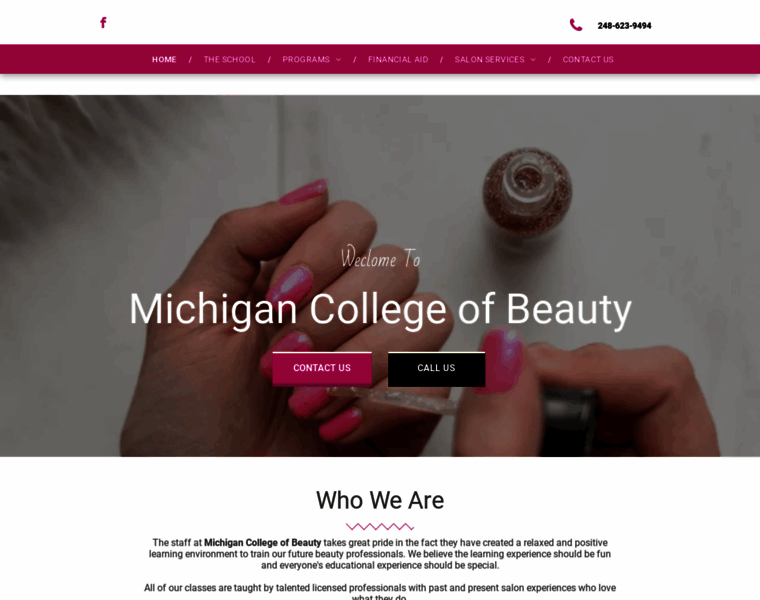 Michigancollegeofbeauty.com thumbnail