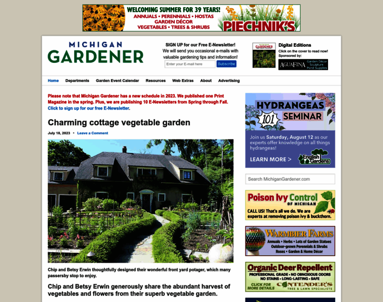 Michigangardener.com thumbnail