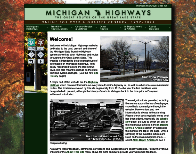 Michiganhighways.org thumbnail