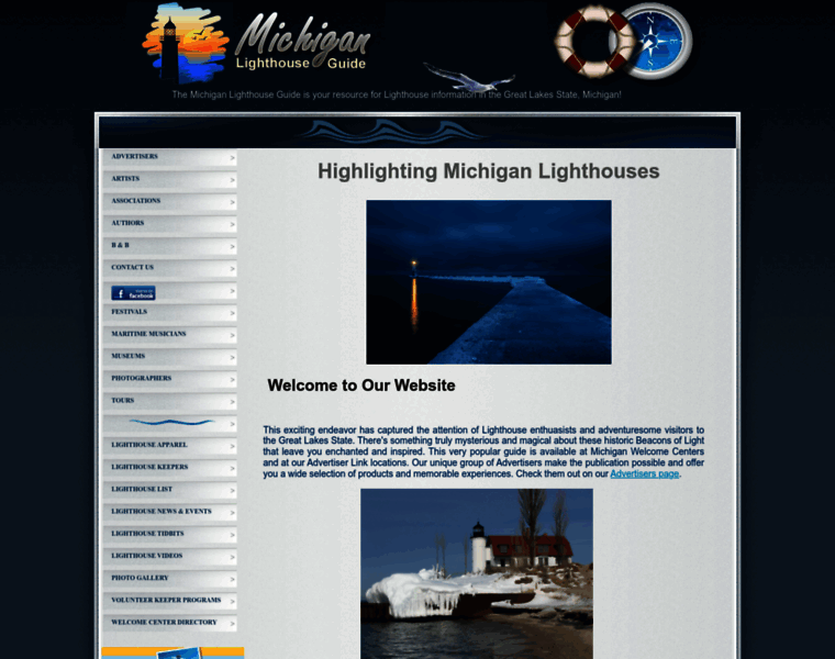 Michiganlighthouseguide.com thumbnail