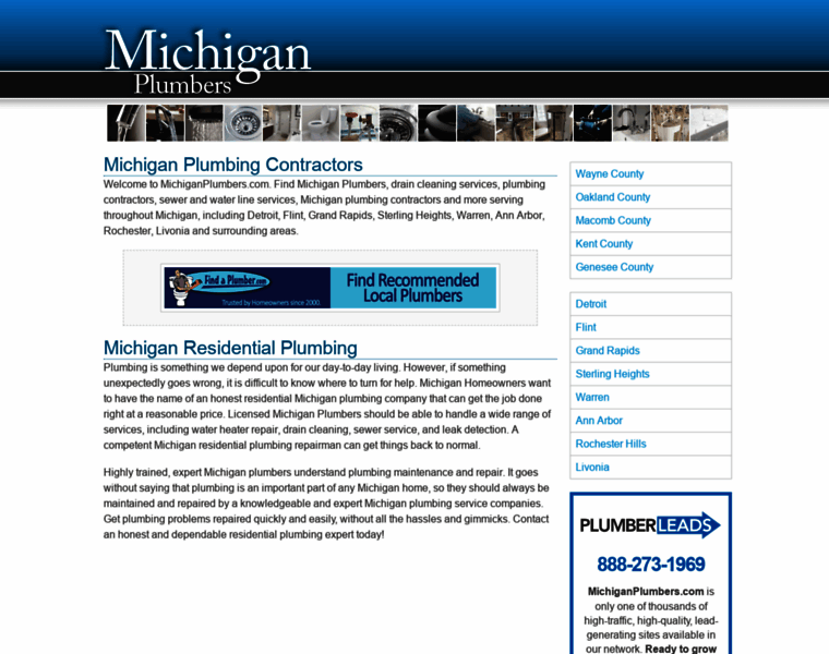 Michiganplumbers.com thumbnail