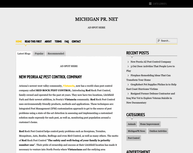 Michiganpr.net thumbnail