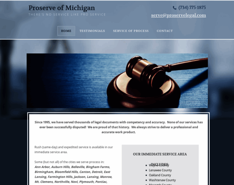 Michiganprocessserver.com thumbnail