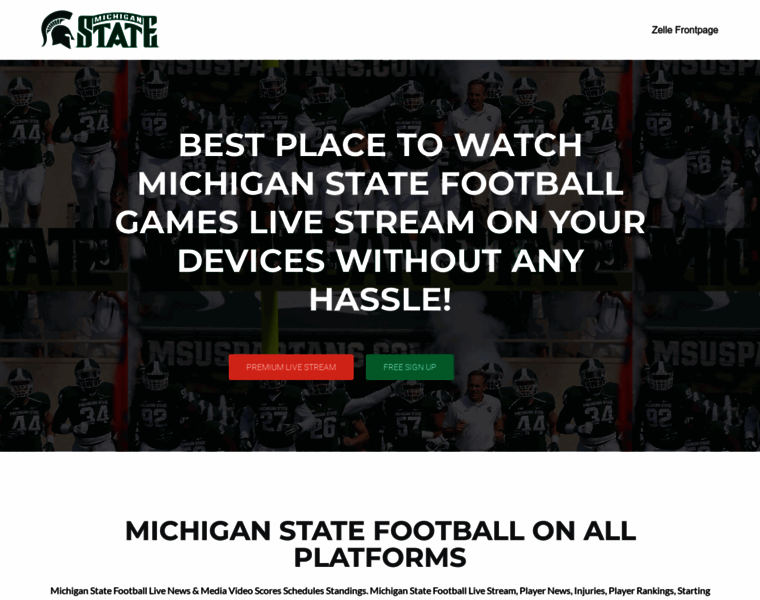 Michiganstate-football.com thumbnail