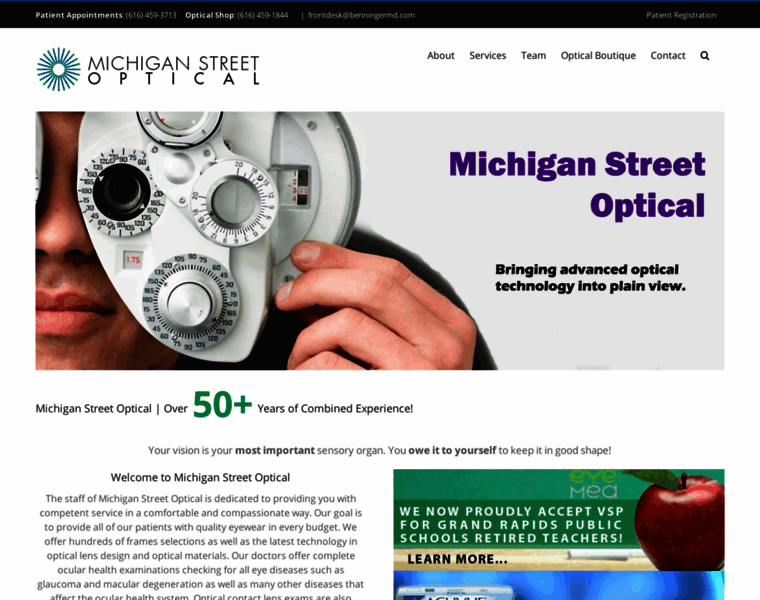 Michiganstreetoptical.com thumbnail