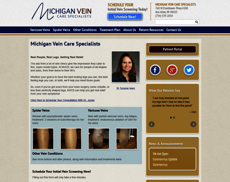 Michiganveincare.com thumbnail