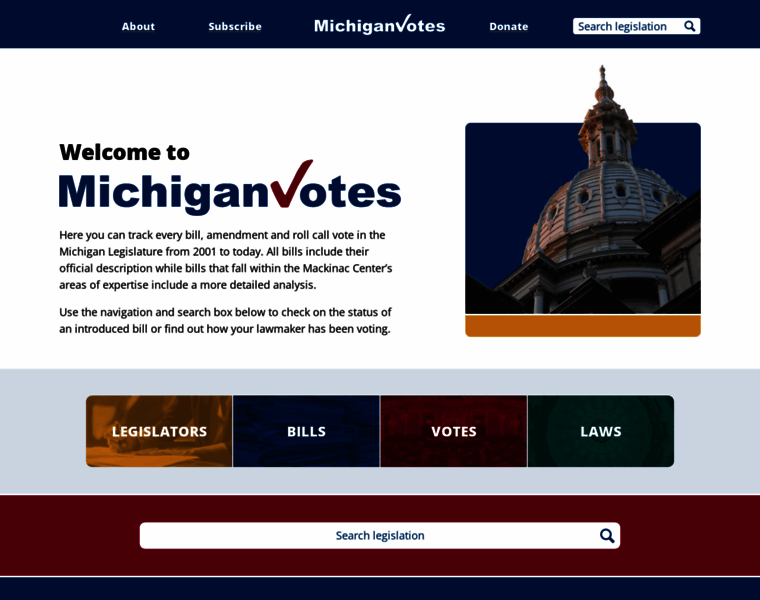 Michiganvotes.org thumbnail