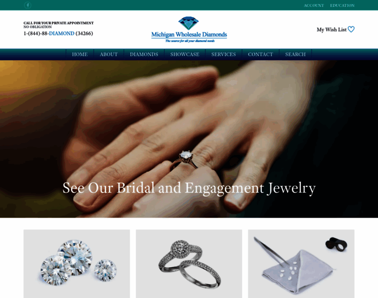Michiganwholesalediamonds.com thumbnail