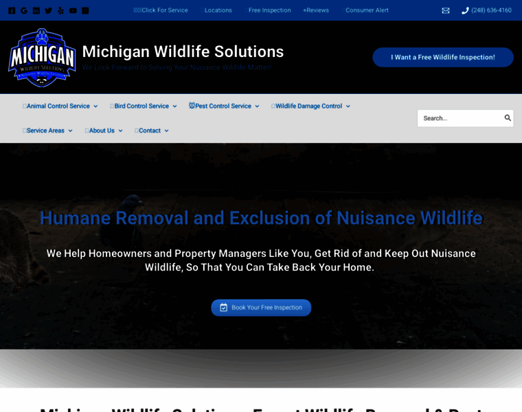 Michiganwildlifesolutions.com thumbnail