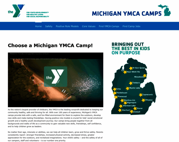 Michiganymcacamps.org thumbnail