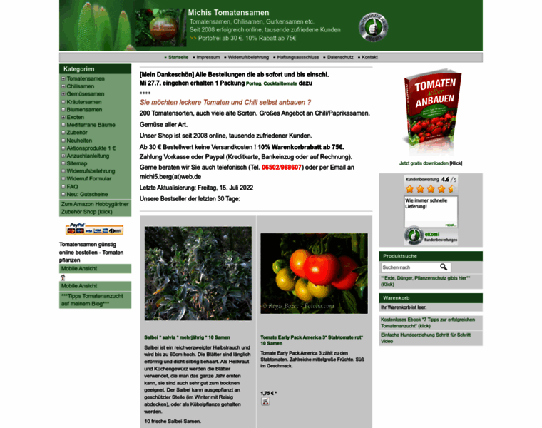 Michis-tomatensamen.de thumbnail