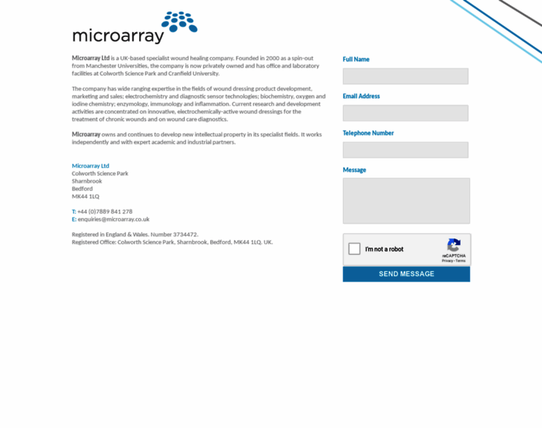 Microarray.co.uk thumbnail
