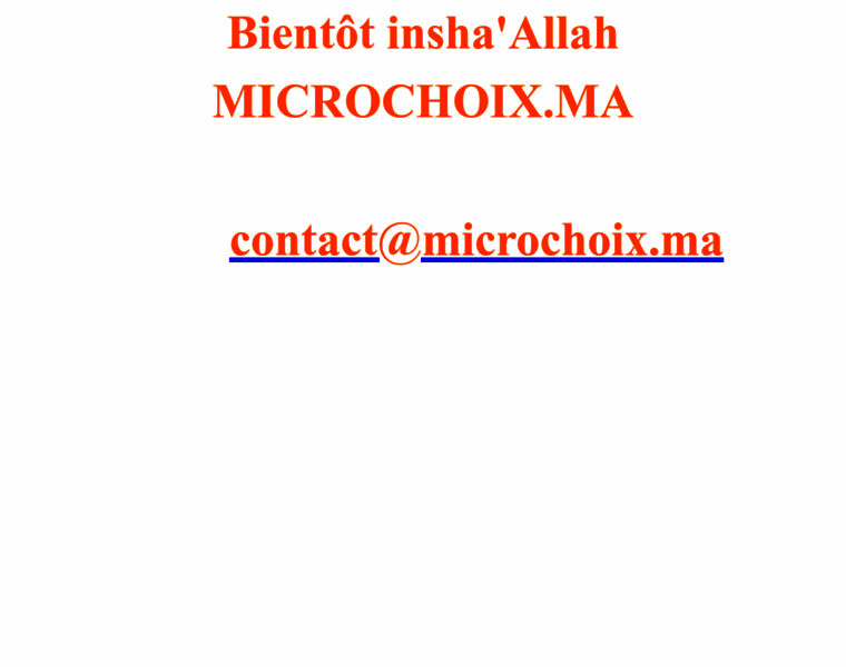 Microchoix.ma thumbnail