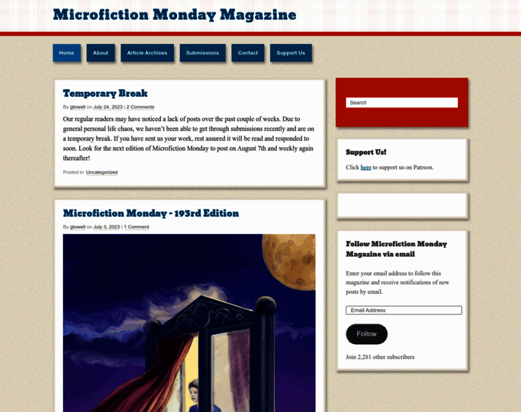 Microfictionmondaymagazine.com thumbnail