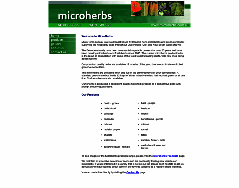 Microherbs.com.au thumbnail