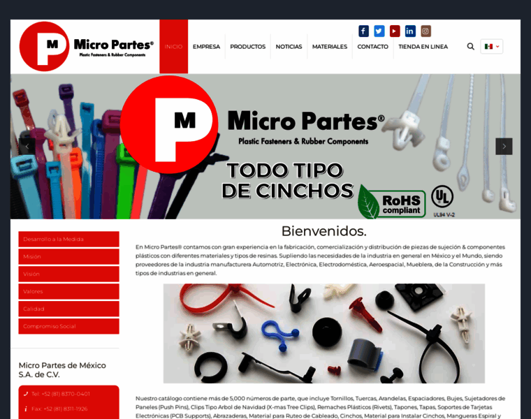 Micropartes.com.mx thumbnail