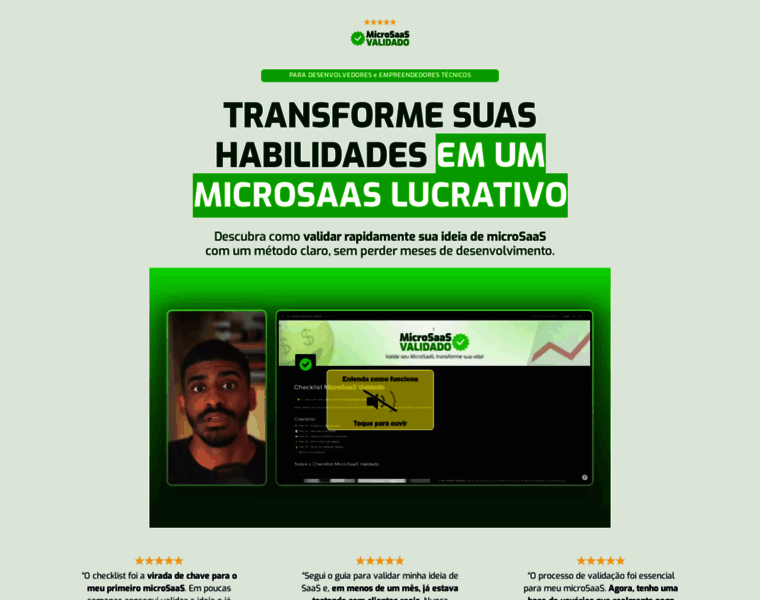 Microsaasvalidado.com.br thumbnail