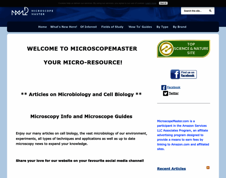 Microscopemaster.com thumbnail