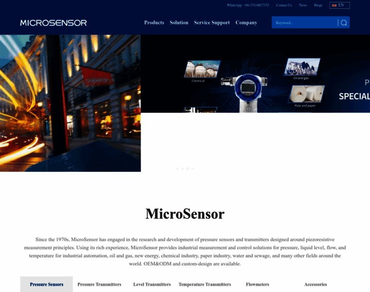 Microsensorcorp.com thumbnail