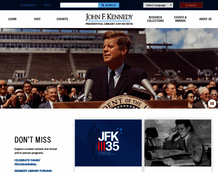 Microsites.jfklibrary.org thumbnail Microsites.jfklibrary.org thumbnail