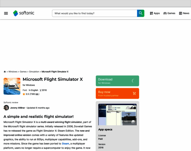 Microsoft-flight.en.softonic.com thumbnail