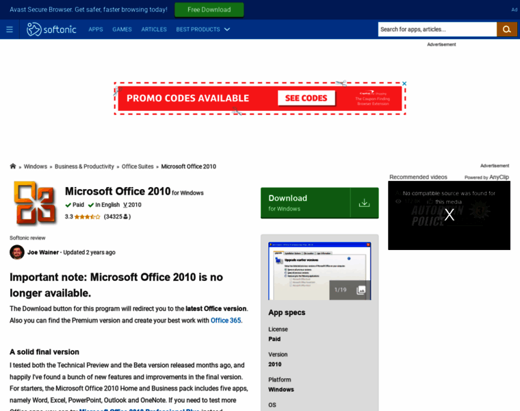 Microsoft-office-2010.en.softonic.com thumbnail