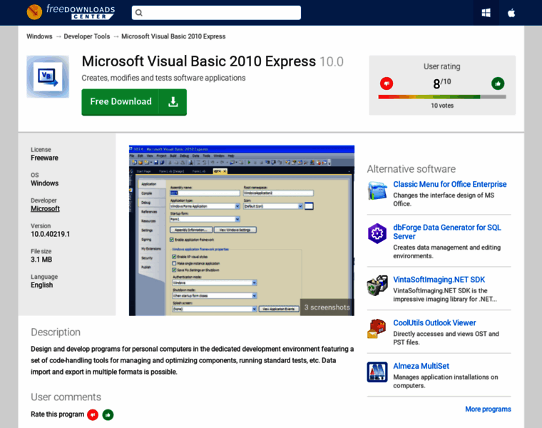 Microsoft-visual-basic-2010-express.freedownloadscenter.com thumbnail