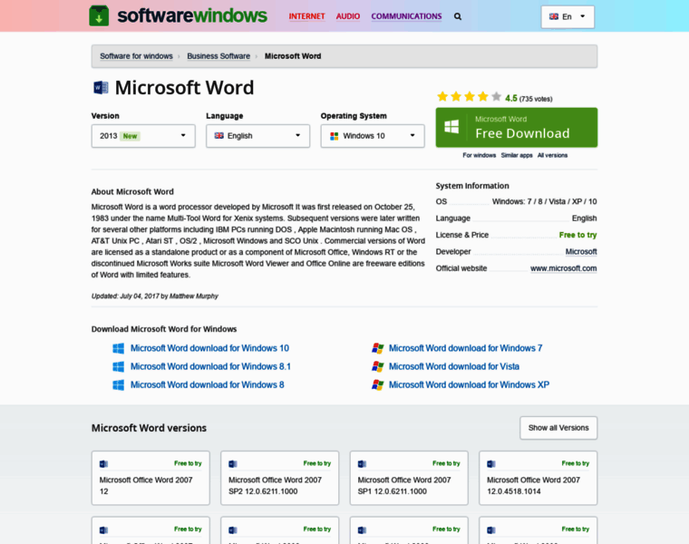 Microsoft-word.en.softwarewindows.com thumbnail