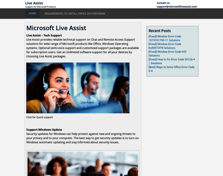 Microsoftliveassist.com thumbnail