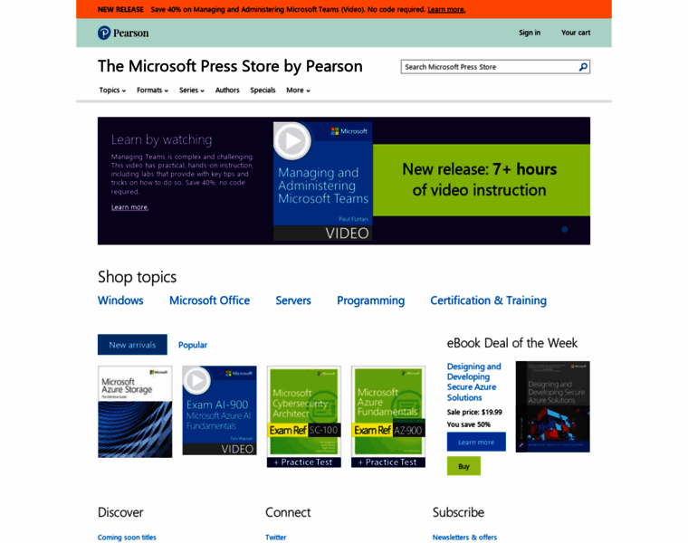 Microsoftpresstore.com thumbnail