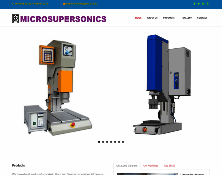 Microsupersonics.com thumbnail