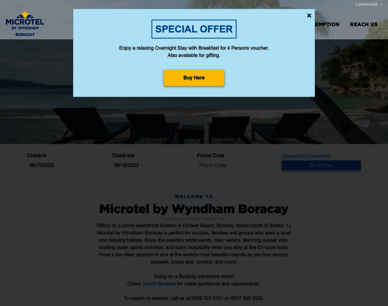 Microtel-boracay.com thumbnail