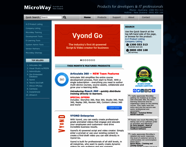 Microway.com.au thumbnail