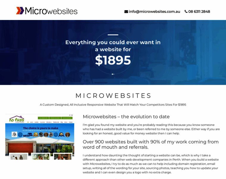 Microwebsites.com.au thumbnail