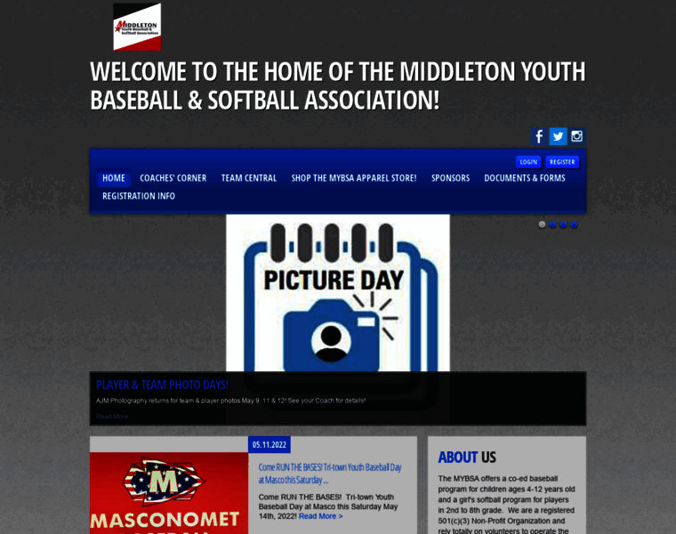 Middletonyouthbaseball.com thumbnail