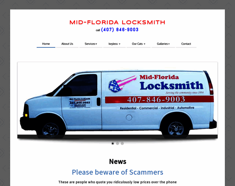 Midfloridalocksmith.com thumbnail