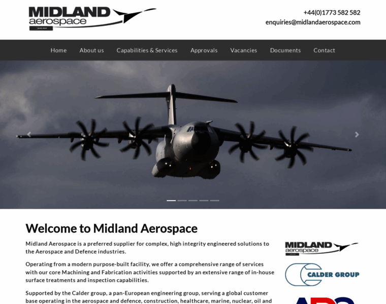 Midlandaerospace.com thumbnail