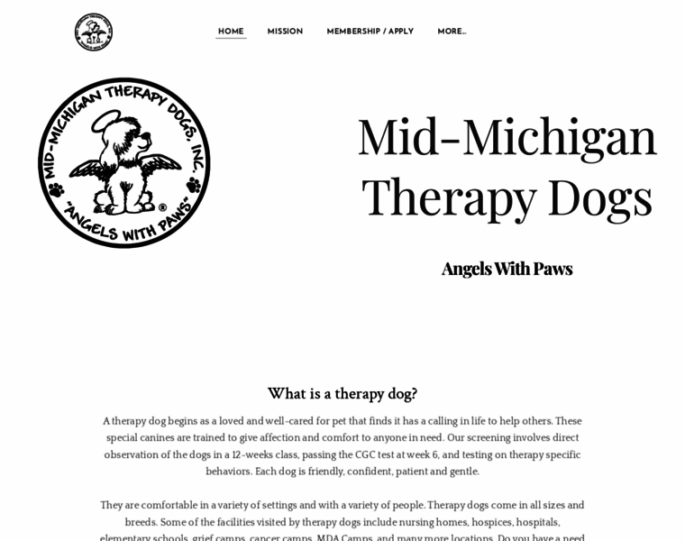 Midmichigantherapydogs.com thumbnail
