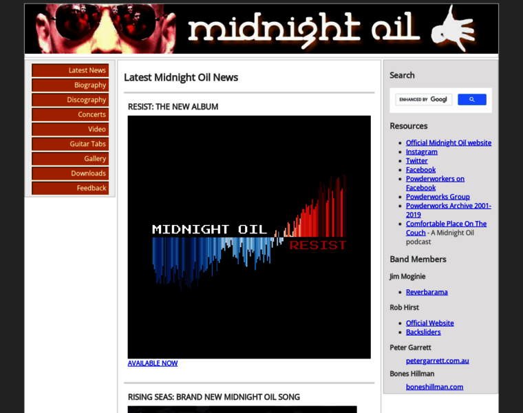 Midnight-oil.info thumbnail