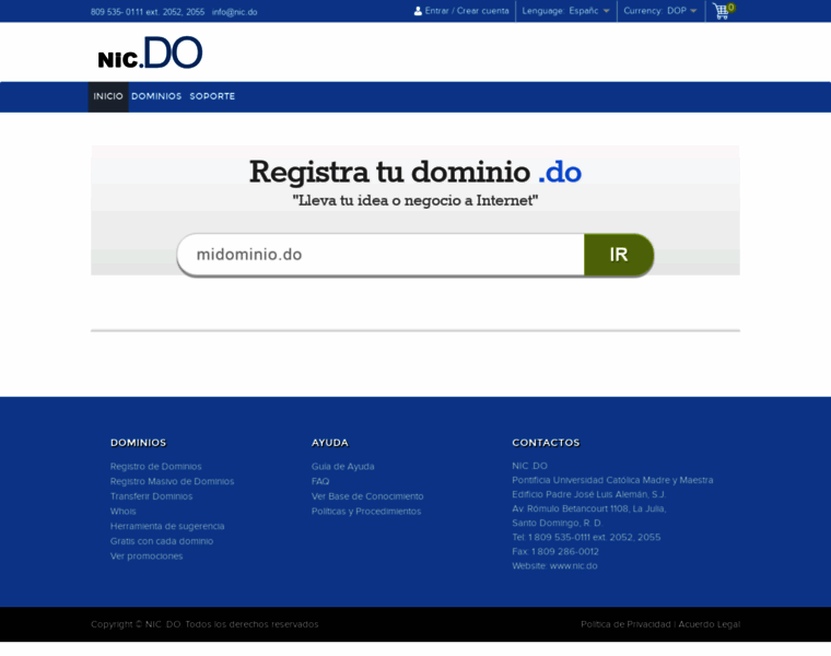 Midominio.do thumbnail