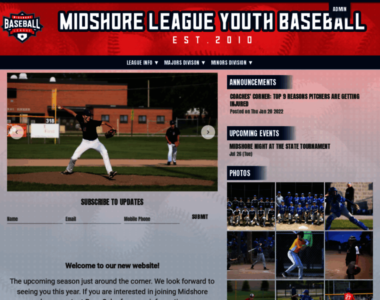 Midshore-baseball.com thumbnail