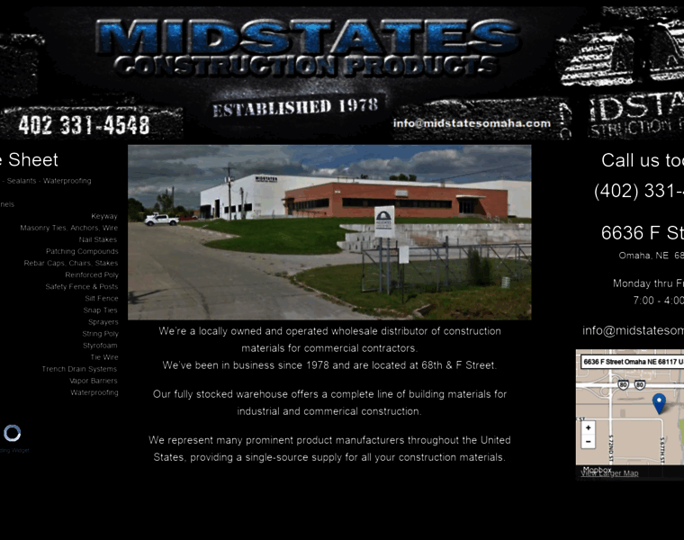 Midstatesconstructionproducts.com thumbnail