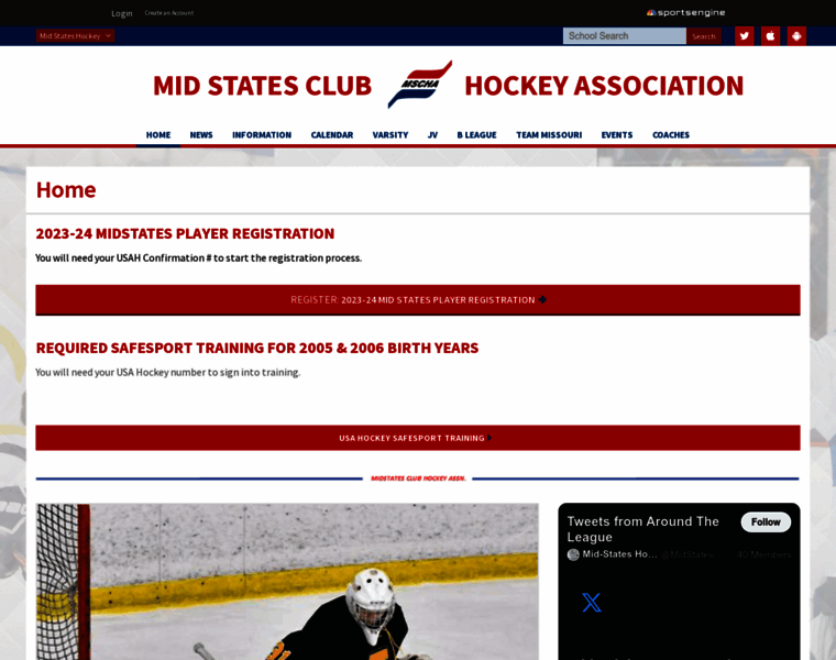Midstateshockey.us thumbnail