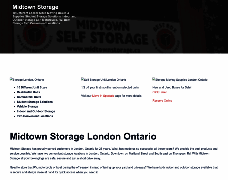 Midtownstorage.ca thumbnail