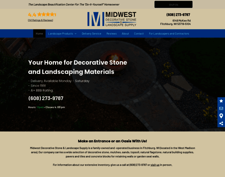 Midwestdecorativestone.com thumbnail
