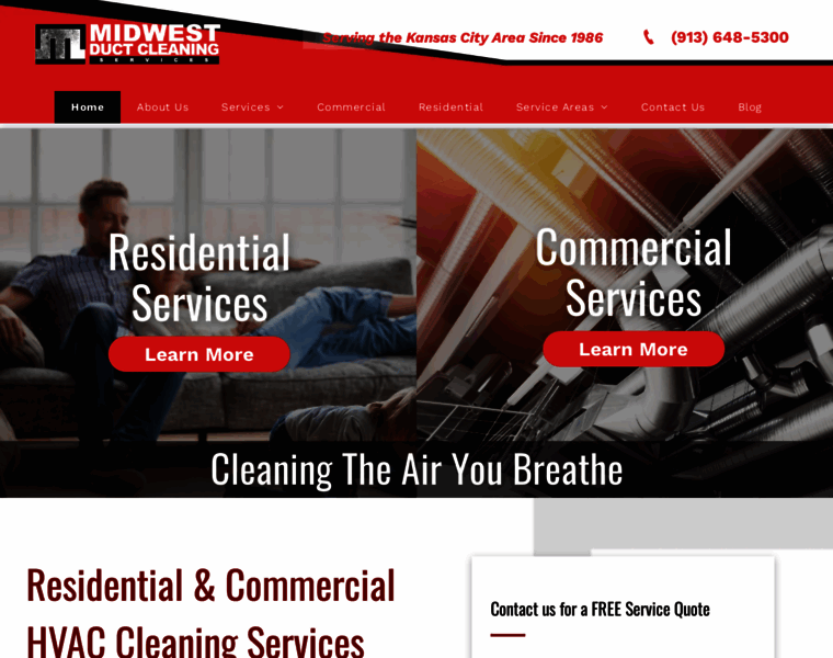 Midwestductcleaning.com thumbnail