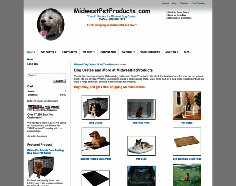 Midwestpetproducts.com thumbnail