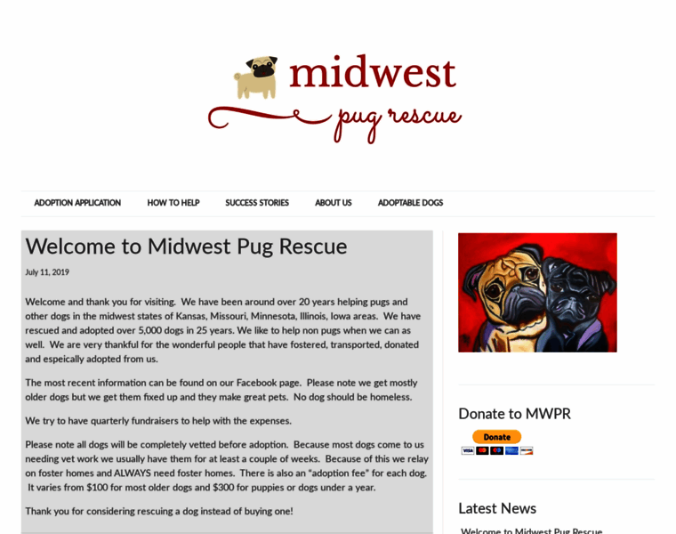 Midwestpugrescue.org thumbnail