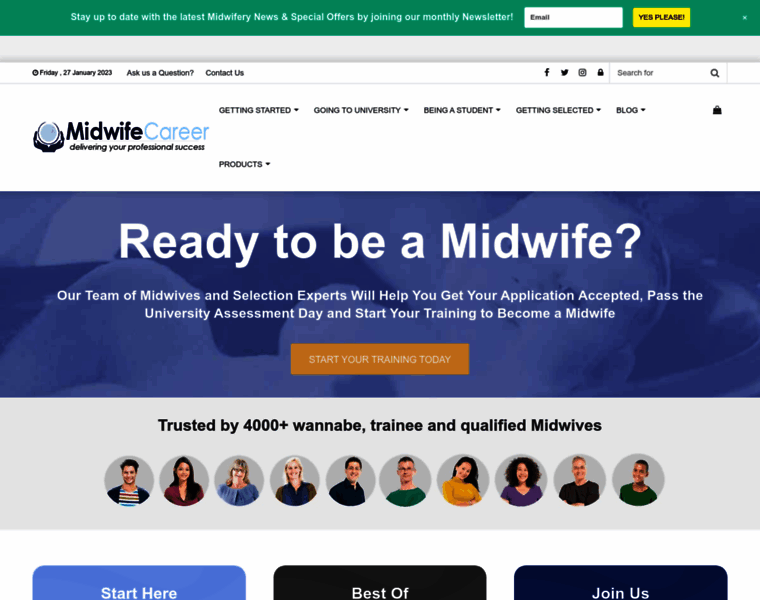 Midwifecareer.com thumbnail