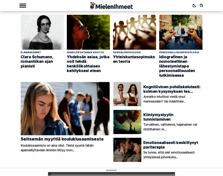 Mielenihmeet.fi thumbnail